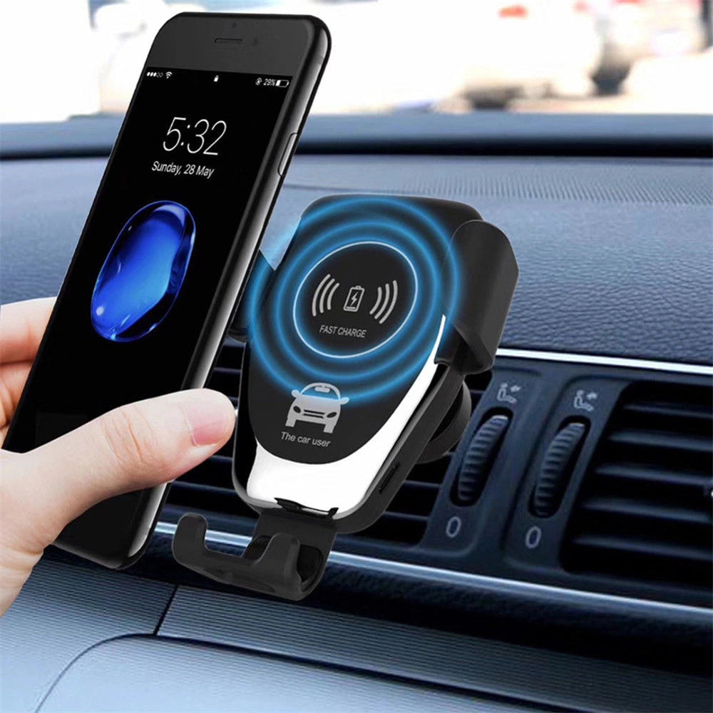 10W Qi Wireless Fast Charger Car Mount Air Vent Mobile Phone Holder Charging Stand Fit For IPhone 12 11 Pro Max Xiaomi Samsung