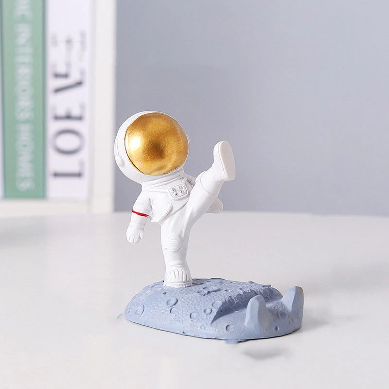 1pc Creative Astronaut Spaceman Phone Holder; Phone Stand Mount Rack