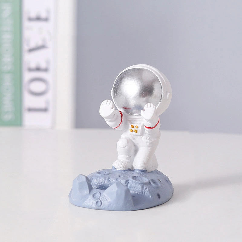 1pc Creative Astronaut Spaceman Phone Holder; Phone Stand Mount Rack