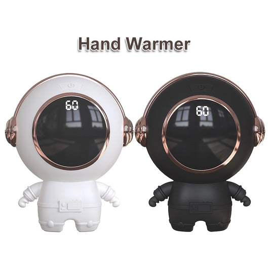 1pc Hand Warmer 1800mAh Mini Portable Electric Hand Warmer Cute Astronaut Design