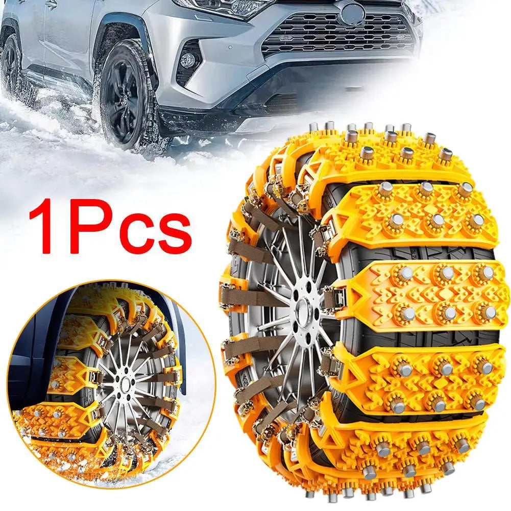 4PCS Car Winter Tire Wheels Snow Chains Snow Tire Anti-skid Chains Wheel Tyre Cable Belt Winter Outdoor Emergency Tools