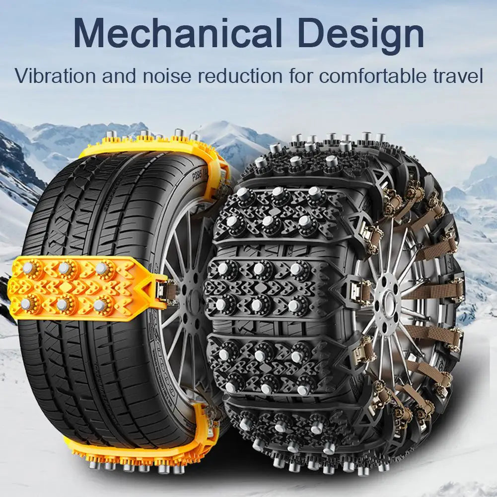 4PCS Car Winter Tire Wheels Snow Chains Snow Tire Anti-skid Chains Wheel Tyre Cable Belt Winter Outdoor Emergency Tools