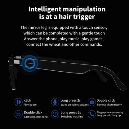 E13 Smart Glasses Wireless Bluetooth-compatible 5.0 Sunglasses With Bluetooth Headphones Outdoor Sports Hands-free Calling Music