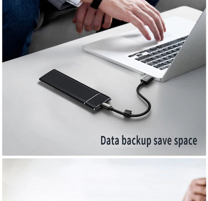 High-speed 30TB 1TB 500GB SSD Portable External Solid State Hard Drive 16TB 8TB USB3.0 Interface 100% Original Mobile Hard Drive