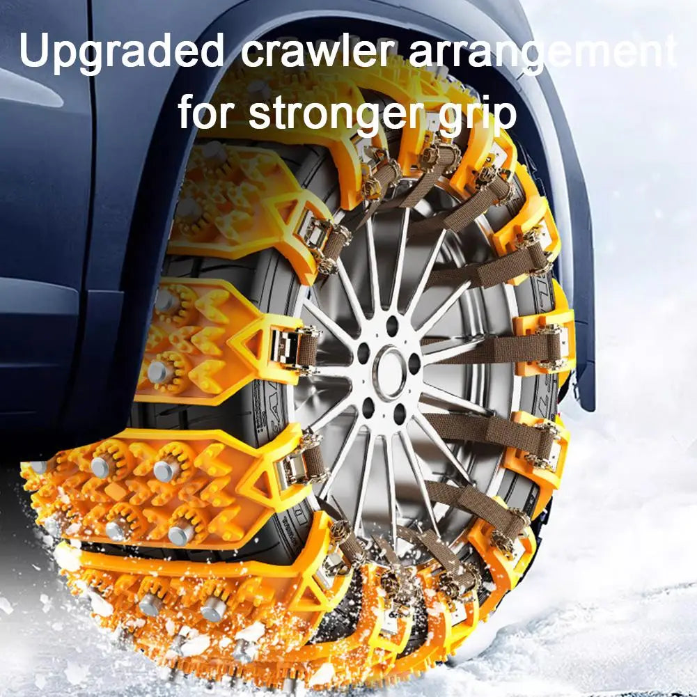 4PCS Car Winter Tire Wheels Snow Chains Snow Tire Anti-skid Chains Wheel Tyre Cable Belt Winter Outdoor Emergency Tools