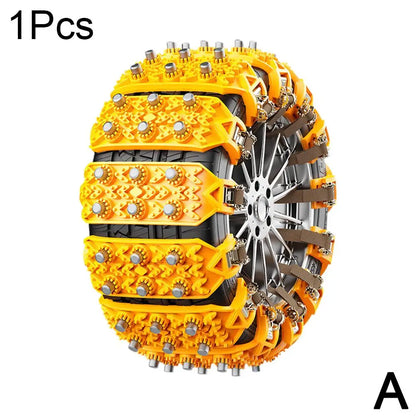 4PCS Car Winter Tire Wheels Snow Chains Snow Tire Anti-skid Chains Wheel Tyre Cable Belt Winter Outdoor Emergency Tools