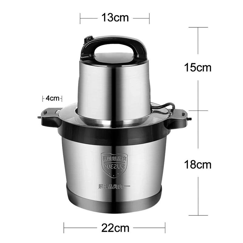 6L FuFu Pounding Machine Commercial Electrical Meat Grinder