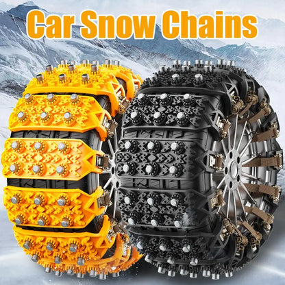 4PCS Car Winter Tire Wheels Snow Chains Snow Tire Anti-skid Chains Wheel Tyre Cable Belt Winter Outdoor Emergency Tools