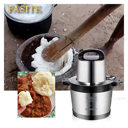 6L FuFu Pounding Machine Commercial Electrical Meat Grinder