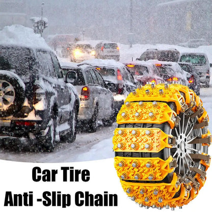 4PCS Car Winter Tire Wheels Snow Chains Snow Tire Anti-skid Chains Wheel Tyre Cable Belt Winter Outdoor Emergency Tools