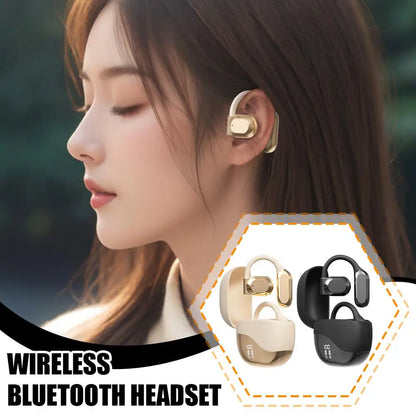 Translator Earbuds Bluetooth 5.4 Noise Cancelling Two-Way Voice Translator Ear Hook Real Time AI Translation Earphone