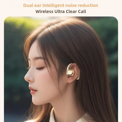 Translator Earbuds Bluetooth 5.4 Noise Cancelling Two-Way Voice Translator Ear Hook Real Time AI Translation Earphone