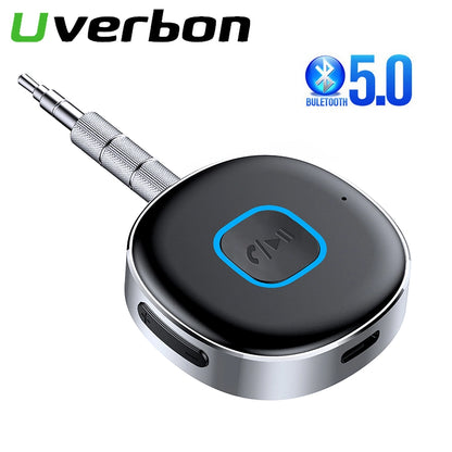 Bluetooth Audio Receiver 2-in-1 Bluetooth Adapter Transmitter Receiver 3.5mm AUX Jack Audio Wireless Adapter For Car PC Laptops