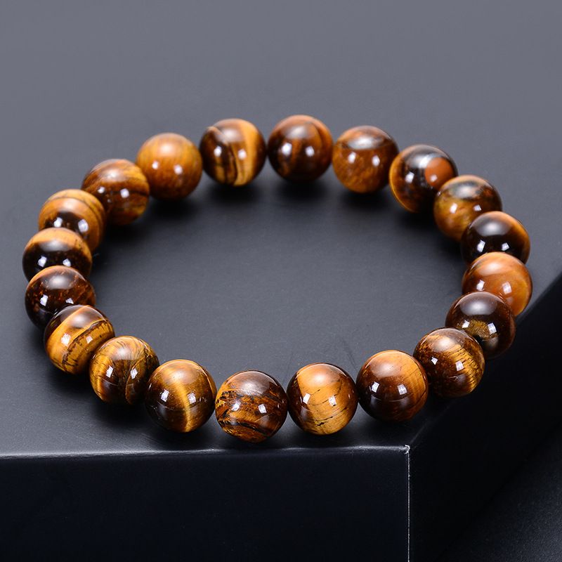 Natural Grade A Yellow Tiger's Eye Yoga Energy Bracelet