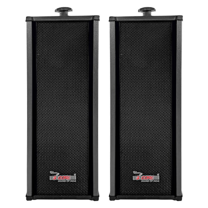 5 CORE Outdoor Speakers Pair Stereo in Wall Speaker 100W Peak Passive Mount Wired Waterproof Patio House Garage Indoor Exterior Audio System Bocinas para Casa - 15TG 2PCS