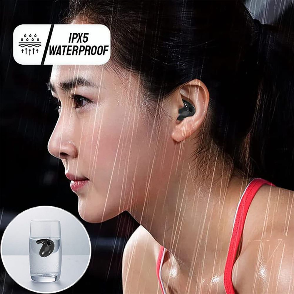 Invisible Sleep Wireless Earphone IPX5 Waterproof, Noise Cancelling Earbuds For Sleeping