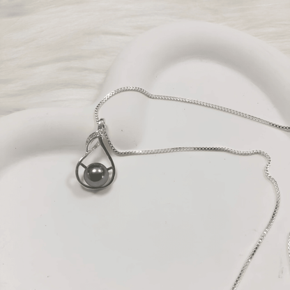 "Gifts for Women Wife-Tahitian-Black-Pearl-Necklace-Gift for  Wife Wedding Birthday Anniversary Jewelry-Mom Girlfriend Her  Mothers Day Gifts for Mom Women Valentines Day Christmas Day Gifts"