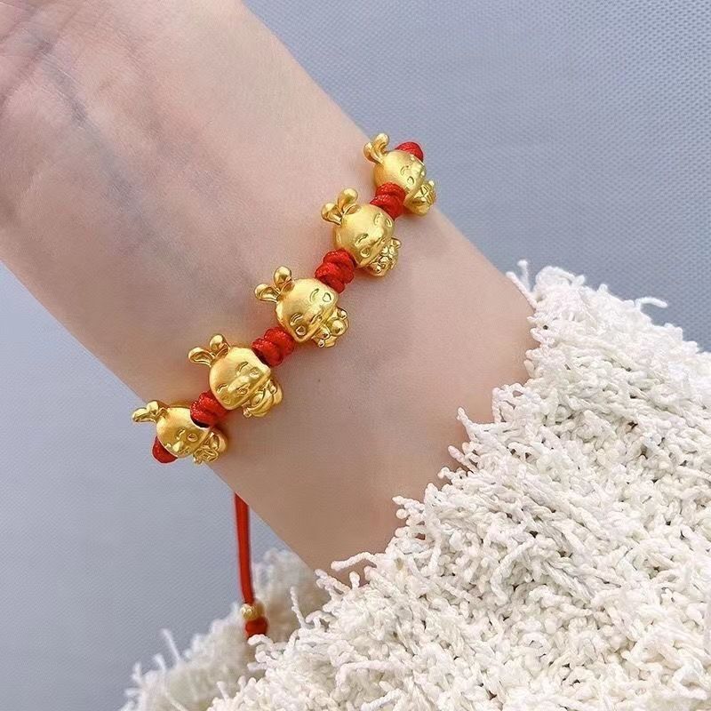 Chinese New Year Five Lucky Rabbit Bracelet Zodiac