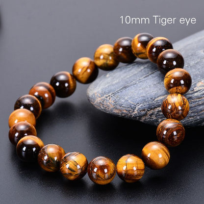 Natural Grade A Yellow Tiger's Eye Yoga Energy Bracelet