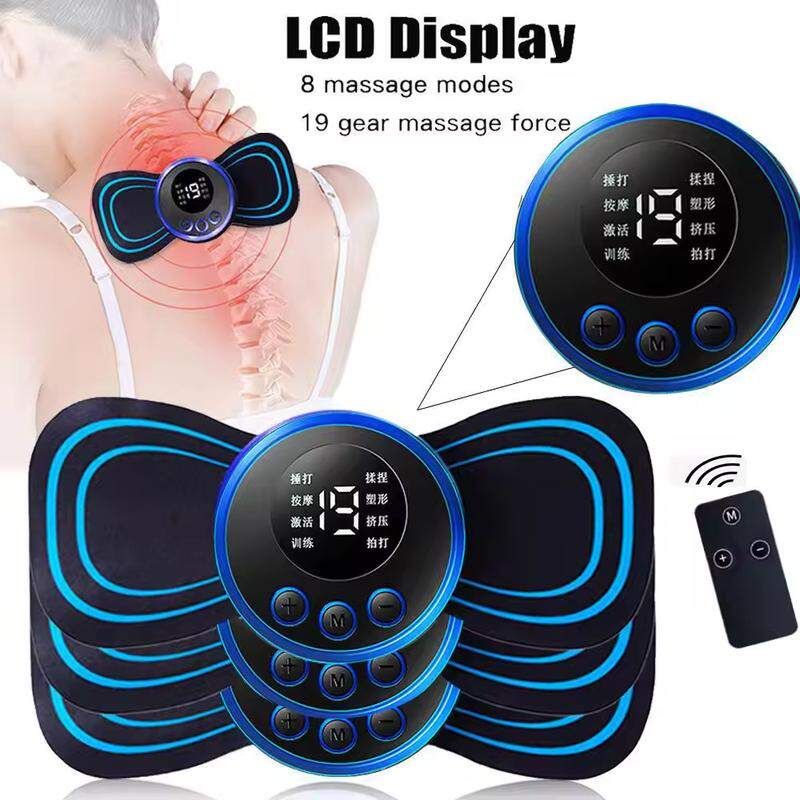 Cheap Price Mini Electric Neck Shoulder Back body Leg Arm Shaper Vibration EMS TENS Massager Cervical Stimulator Massage