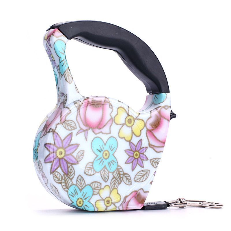 3m 5m Retractable Dog Leash 11 Colors Fashion Printed Puppy Auto Traction Rope Nylon Walking Leash for Small Dogs Cats Pet Leads