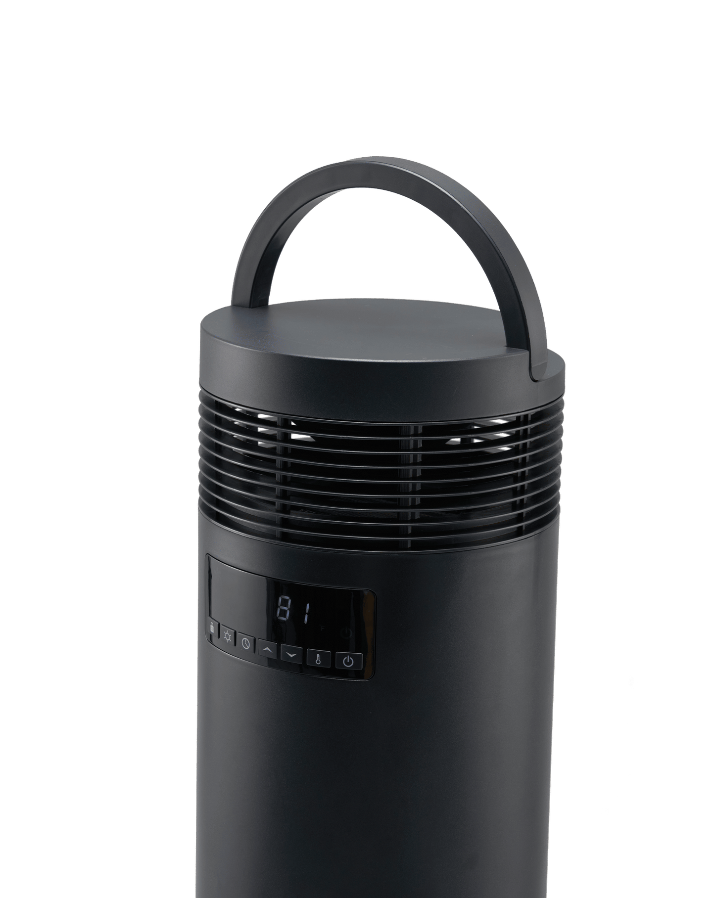 360 Degree Portable Ceramic Space Heater,Efficient and Compact Room Heater with Foldable Handle and Adjustable Thermostat