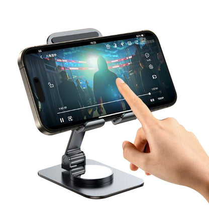 Dual Folding Cell Phone Stand, Fully Adjustable Phone Holder