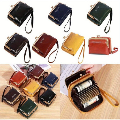 Cute Coin Purse with Coin Purse Card Holder, 9 Slot Card Holders for Women Teens, with Zipper Clasp Can Hold Keychains, Coins, Lipstick, Car Keys, etc., Suitable for Shopping, Travel, Work or Gifts