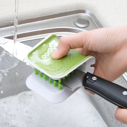 Kitchen Knife and Cutlery Cleaning Brush