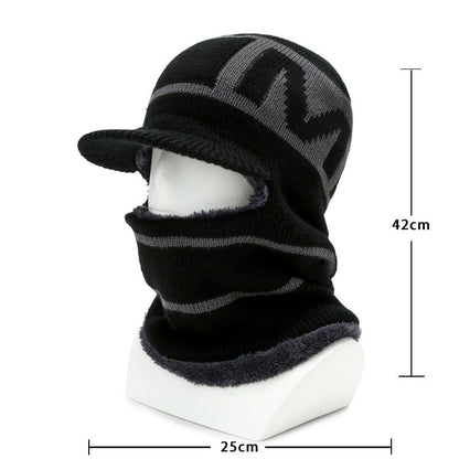 Winter Hat New Lei Feng Hat Men's Stylish Caps Warm Ear Protection Windproof Ear Protection Pilot Hat Baseball Cap