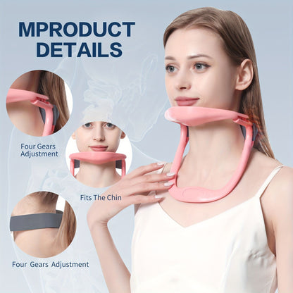 Neck Brace; Cervical Collar Neck Support Brace; Adjustable Anti-Bow Cervical Traction Device For Neck Posture Support Neck Pain Relief; Shoulder And Neck Forward Tilt Support