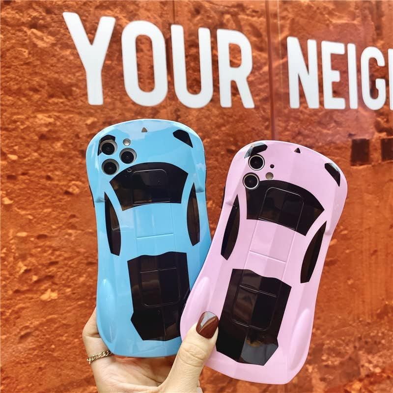 Creative 3D Steric Sport Car Race Car Phone Case, Soft TPU Silicone Rubber Phone Cover