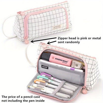 Large Capacity Pencil Case: Adorable School Supplies Pencil Storage Bag for Kids - Perfect Gift for Boys and Girls!