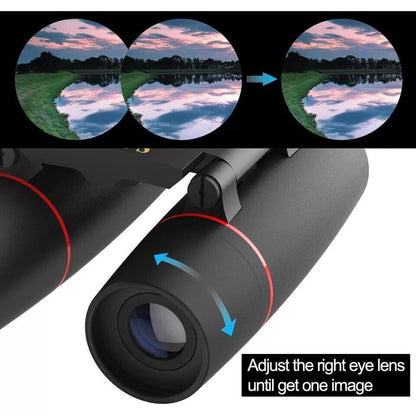 Binoculars 30x60 Zoom Travel Compact Folding Telescope Hunting Day Night Outdoor Small Pocket Binoculars Compact Adults, Mini Kids Binoculars Boys For Bird Watching, Concert Theater Opera