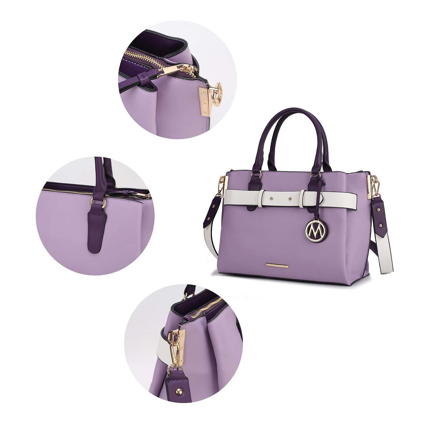 MKF Collection Jamie Satchel Handbag by Mia K