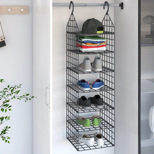 Hanging Closet Organizer with 7 Shelves