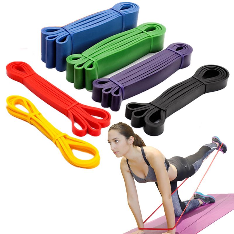 Elastic Resistance Band; Exercise Expander Stretch Fitness Rubber Band; Pull Up Assist Bands For Training Pilates Home Gym Workout