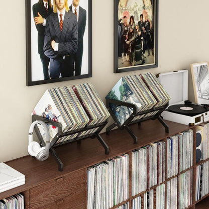 The telescopic record player stand, with an innovative telescopic design