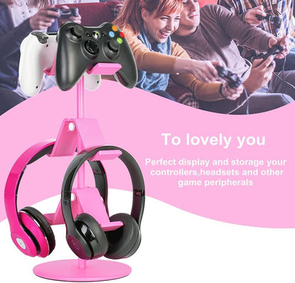 Headphone Stand, Controller Holder & Headset Holder for Desk