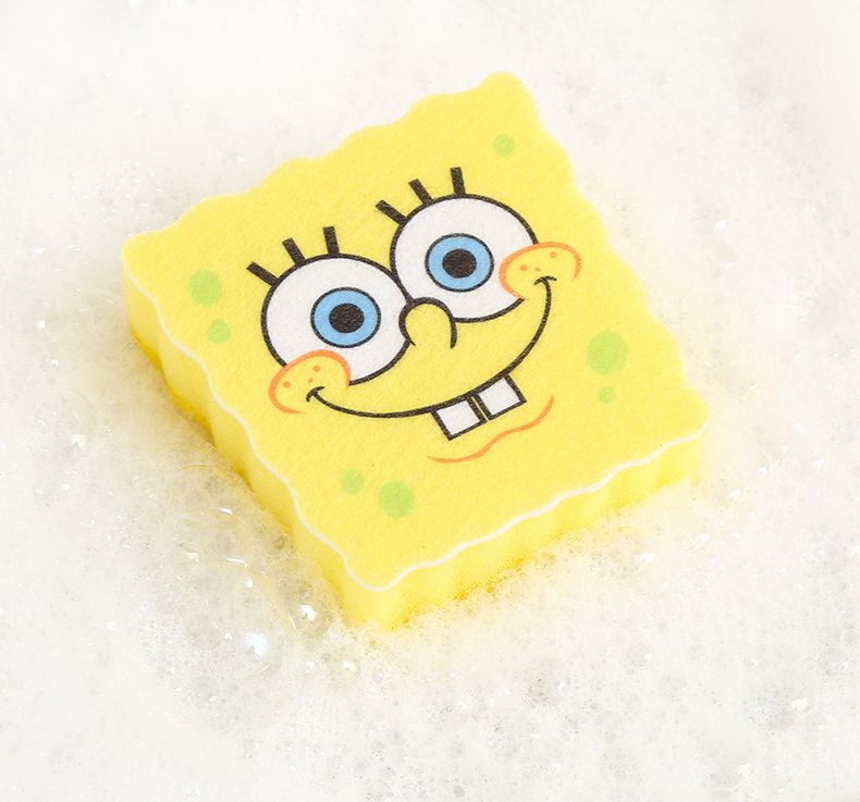 SpongeBob Kitchen Sink Draining Sponge Dish with Sponge