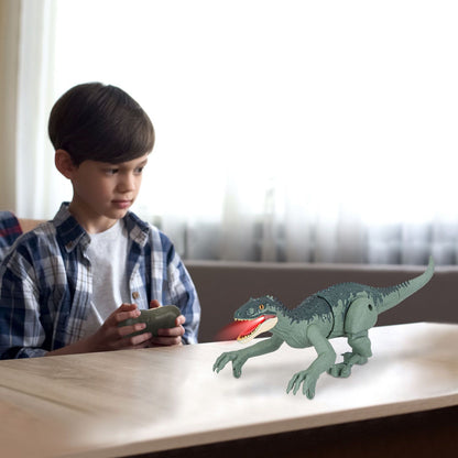 Remote Control Dinosaur Toys Jurassic Realistic RC Dinosaur Rechargeable T-Rex Walking Robot with 3D Eye Roaring Sounds Red Light Remote Control for 3-12 Year Old Kids