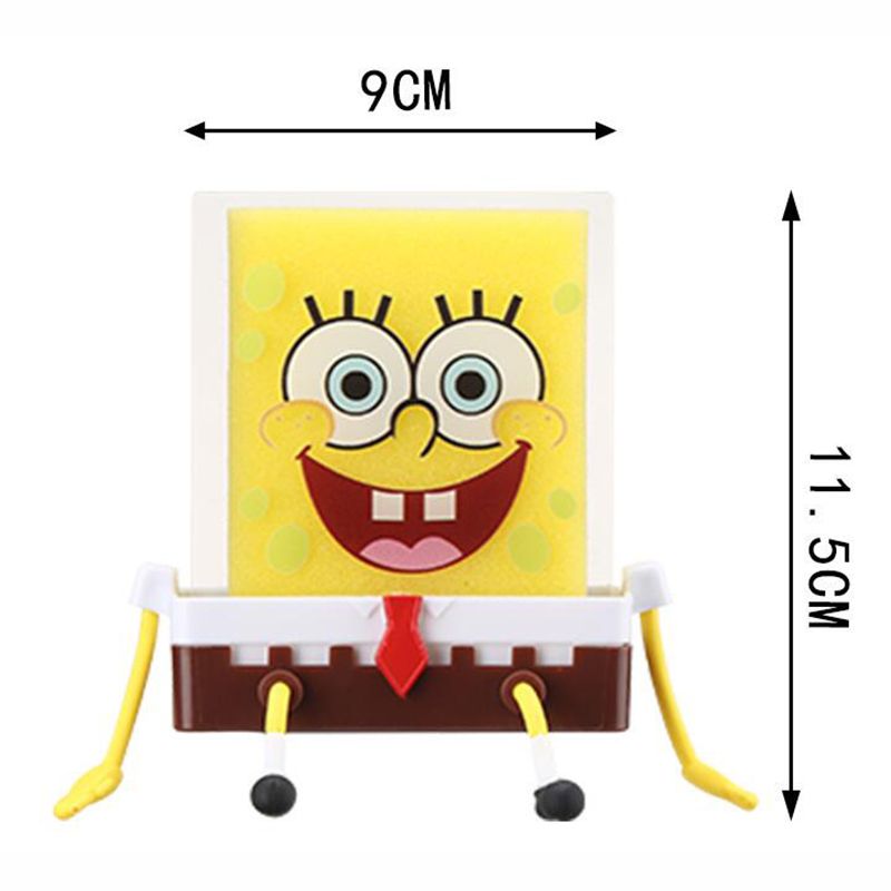 SpongeBob Kitchen Sink Draining Sponge Dish with Sponge