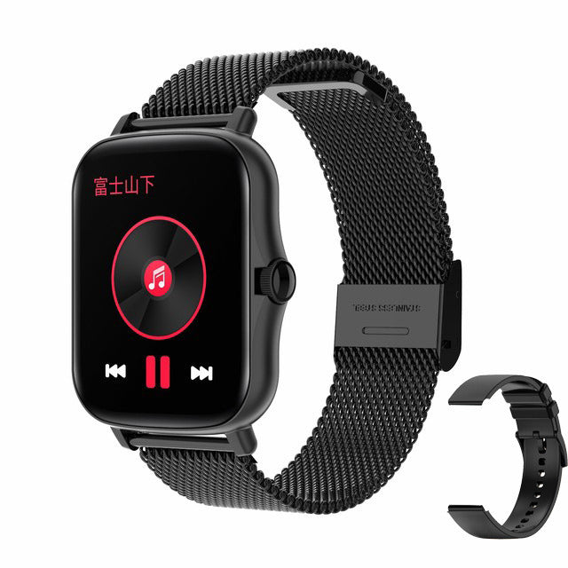 Smartwatch with Heart Rate Monitoring, Sleep Tracking, and Sports Bracelet Features