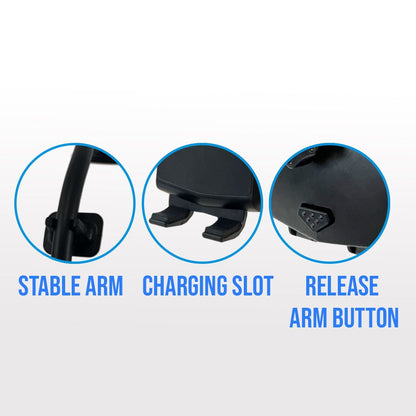 Car Phone Mount Holder with Long Neck Anti Shake Cradle