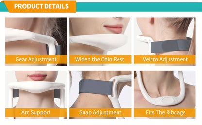 Neck Brace; Cervical Collar Neck Support Brace; Adjustable Anti-Bow Cervical Traction Device For Neck Posture Support Neck Pain Relief; Shoulder And Neck Forward Tilt Support