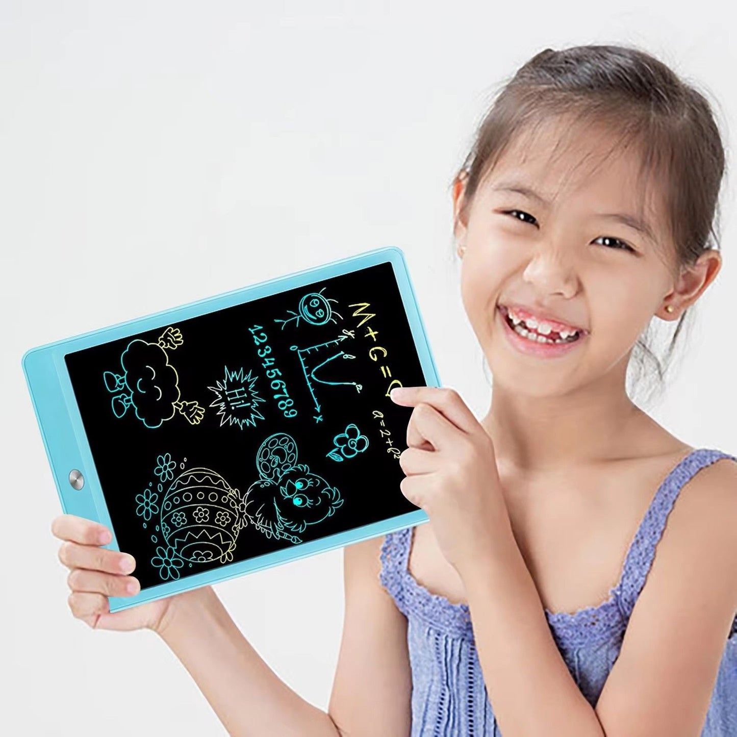 LCD Writing Tablet Doodle Board Erasable Handwriting Boards Waterproof Doodle Pad Early Educational Toys Magnetic Drawing Board for 3 4 5 6 7 8 Year Old Girls Boys with Free Gift