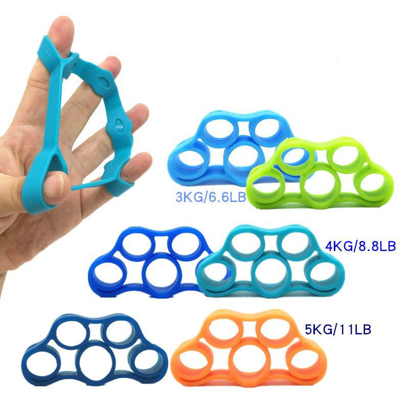 1pc Silicone Finger Expander (Fit Up To 60kg); Exercise Hand Grip; Wrist Strength Trainer Finger Exerciser Resistance Bands Fitness Equipment