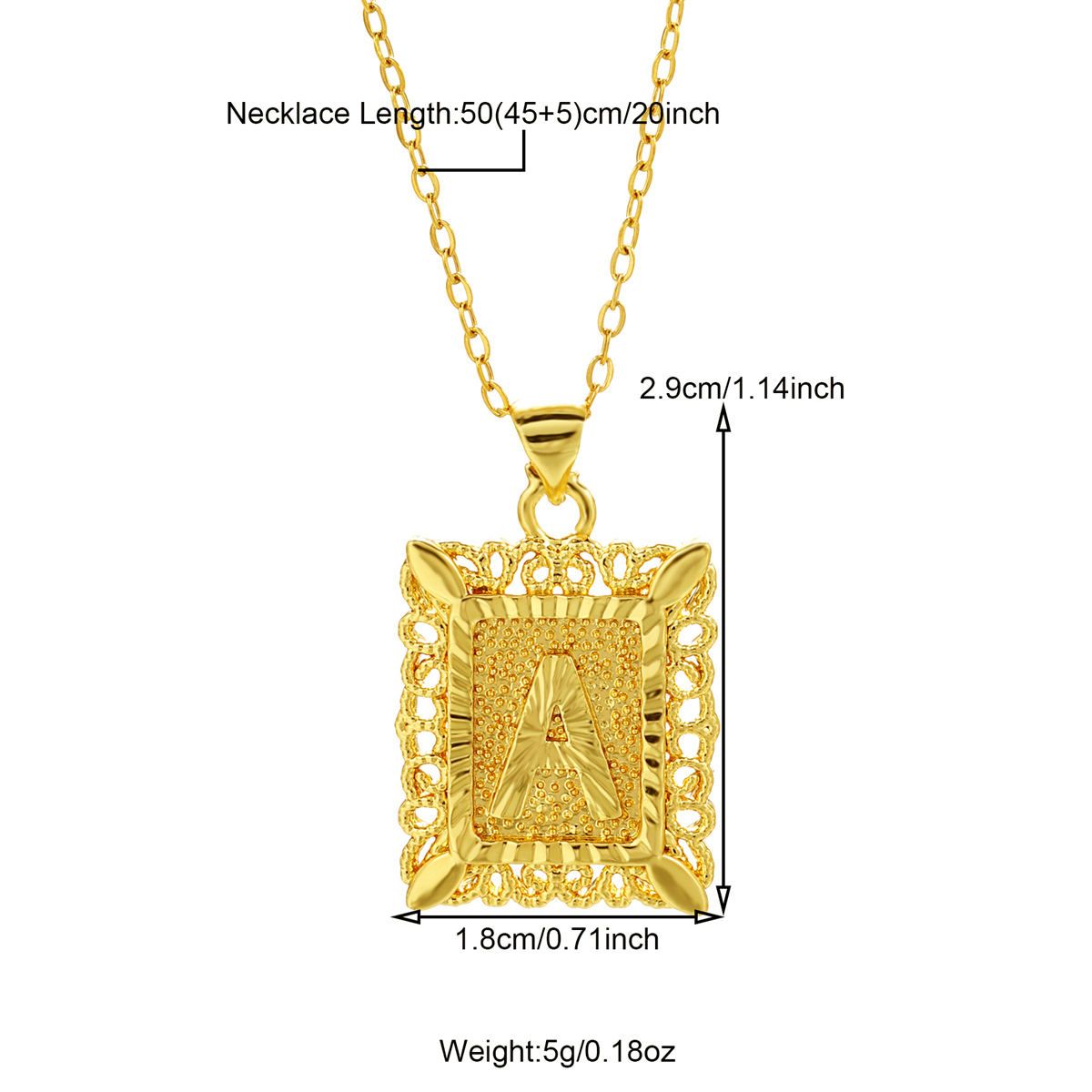 Stylish 18K Gold Plated Stainless Steel Pendant,Unisex Design,Ideal Gold Jewelry Gift