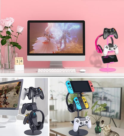 Headphone Stand, Controller Holder & Headset Holder for Desk