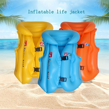 Swim Vest For Kids ; 4-12 Years Old Inflatable Swimming Floaties With Adjustable Safety Buckle & Dual Airbags For Boys Girls; Water Vest For Pool; Beach; Lake & Ocean